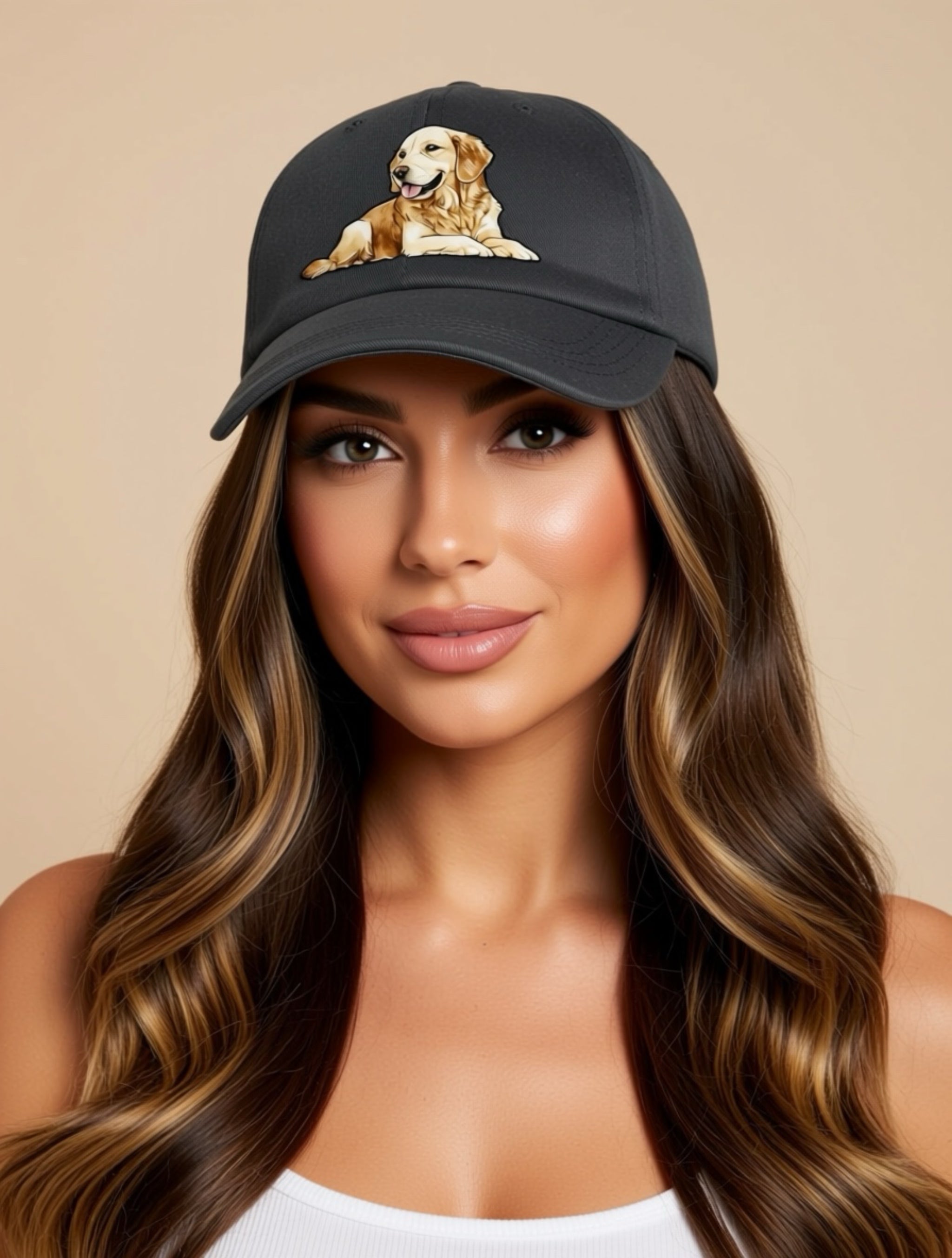 Dog Graphic Baseball Cap