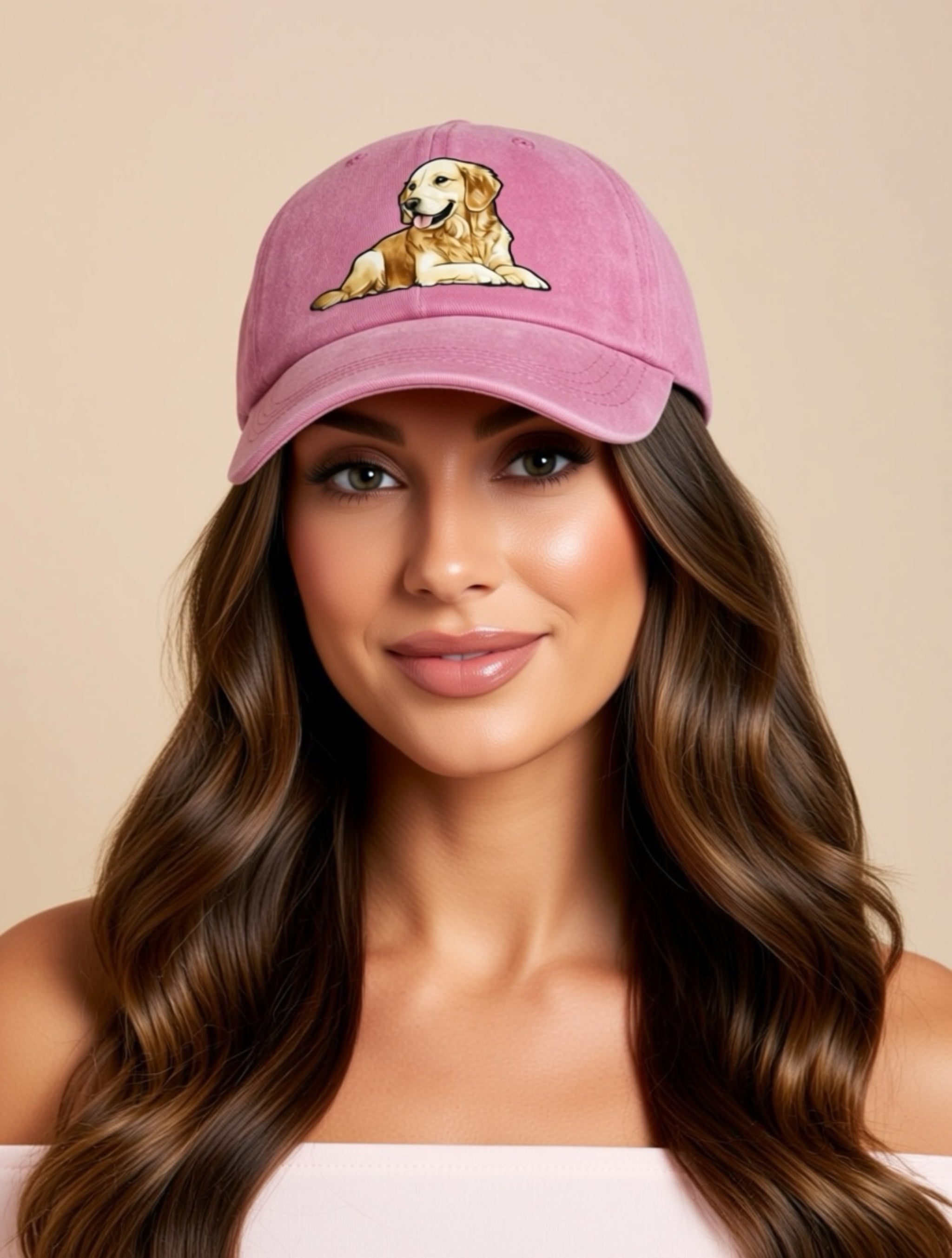 Dog Graphic Baseball Cap