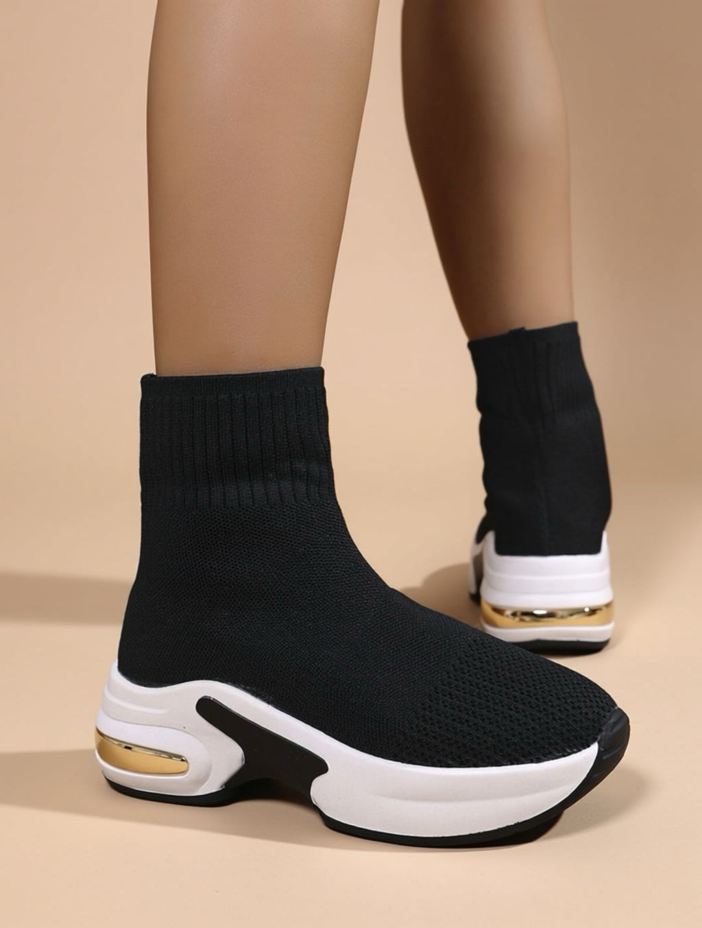 High-Heel-Socken-Sneaker