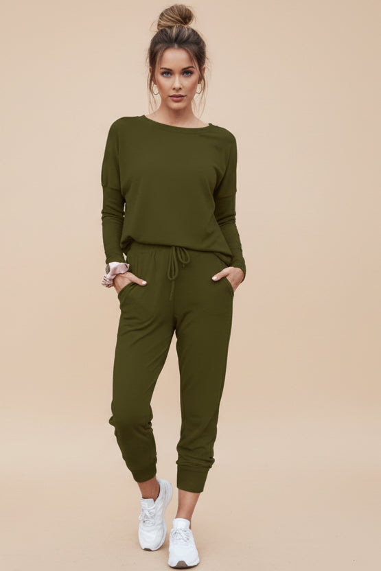 Ensemble pantalon tricoté