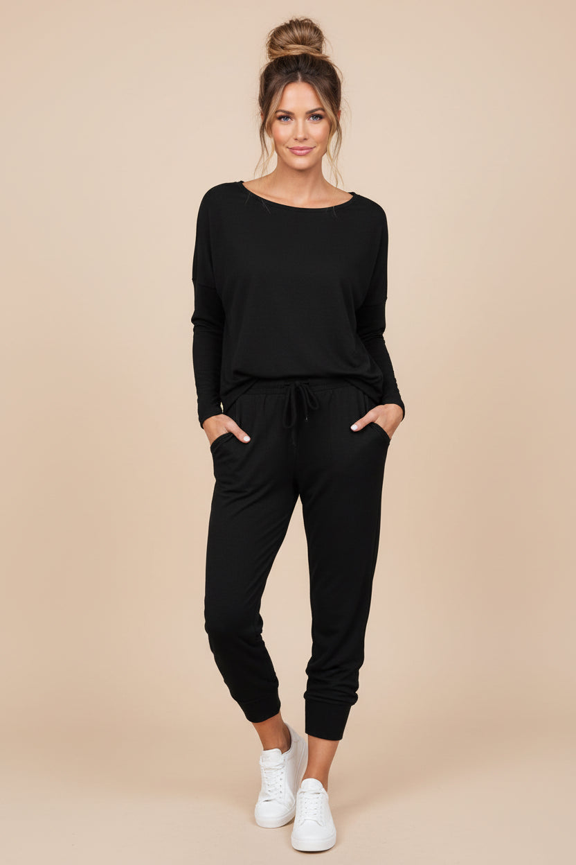 Ensemble pantalon tricoté