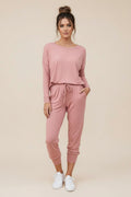 Ensemble pantalon tricoté