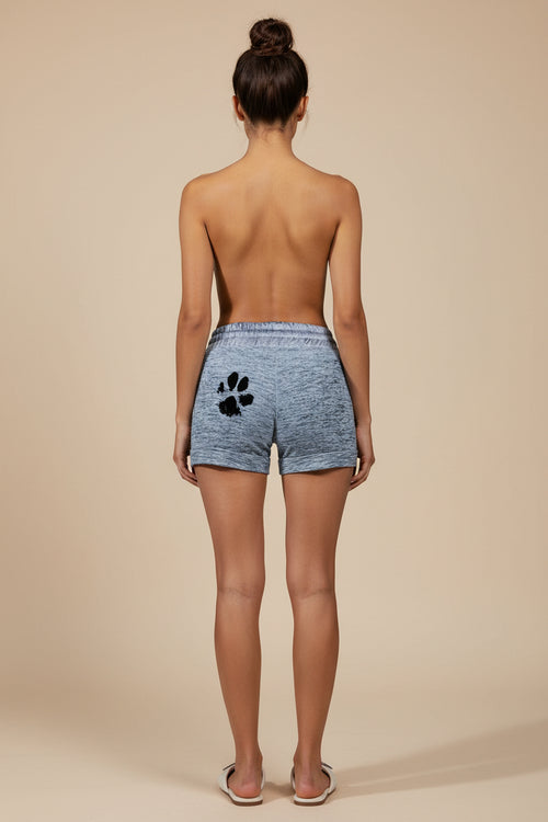 Baumwoll-Loungeshorts mit Kordelzug