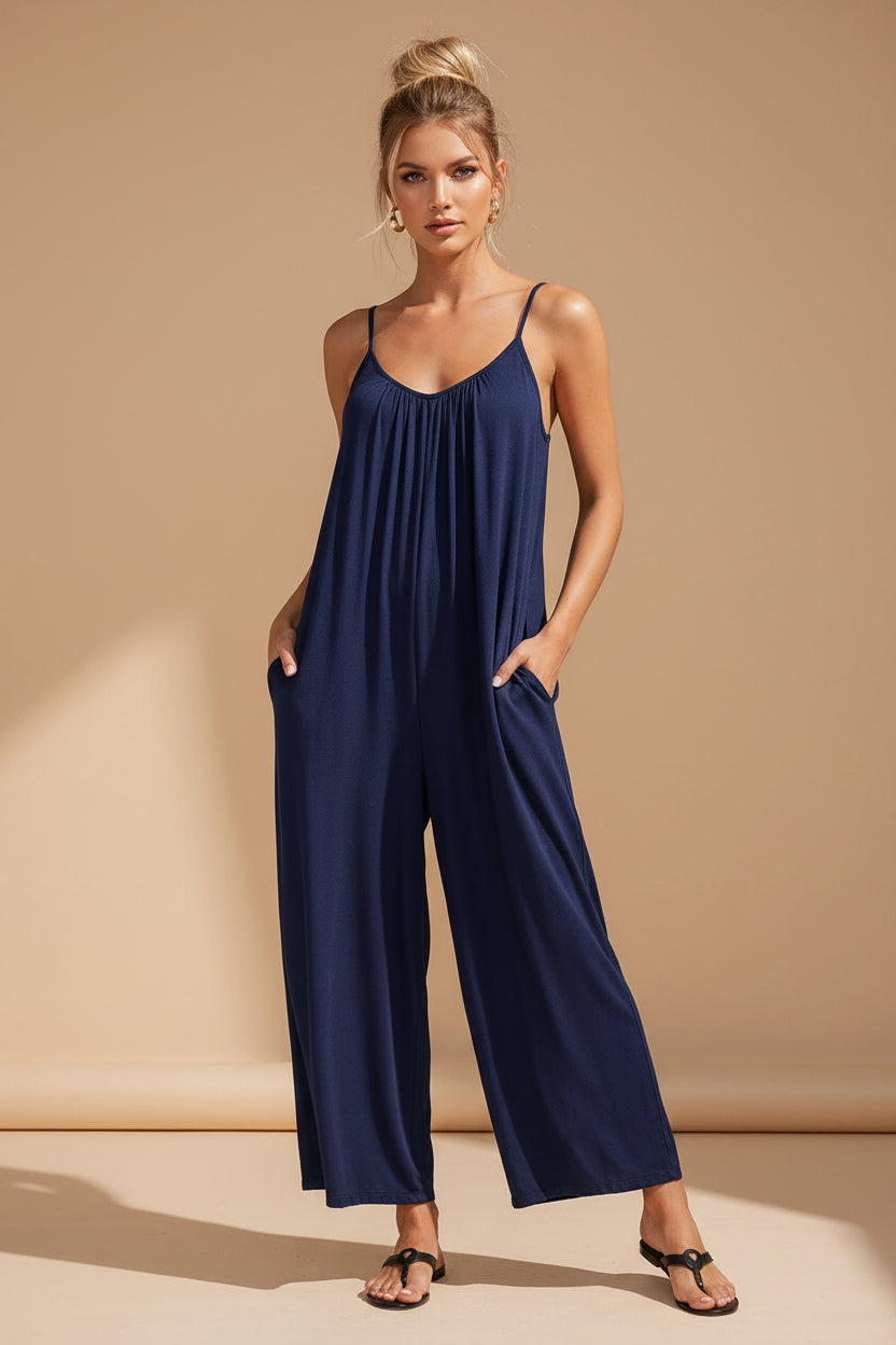 Casual Suspender Jumpsuit