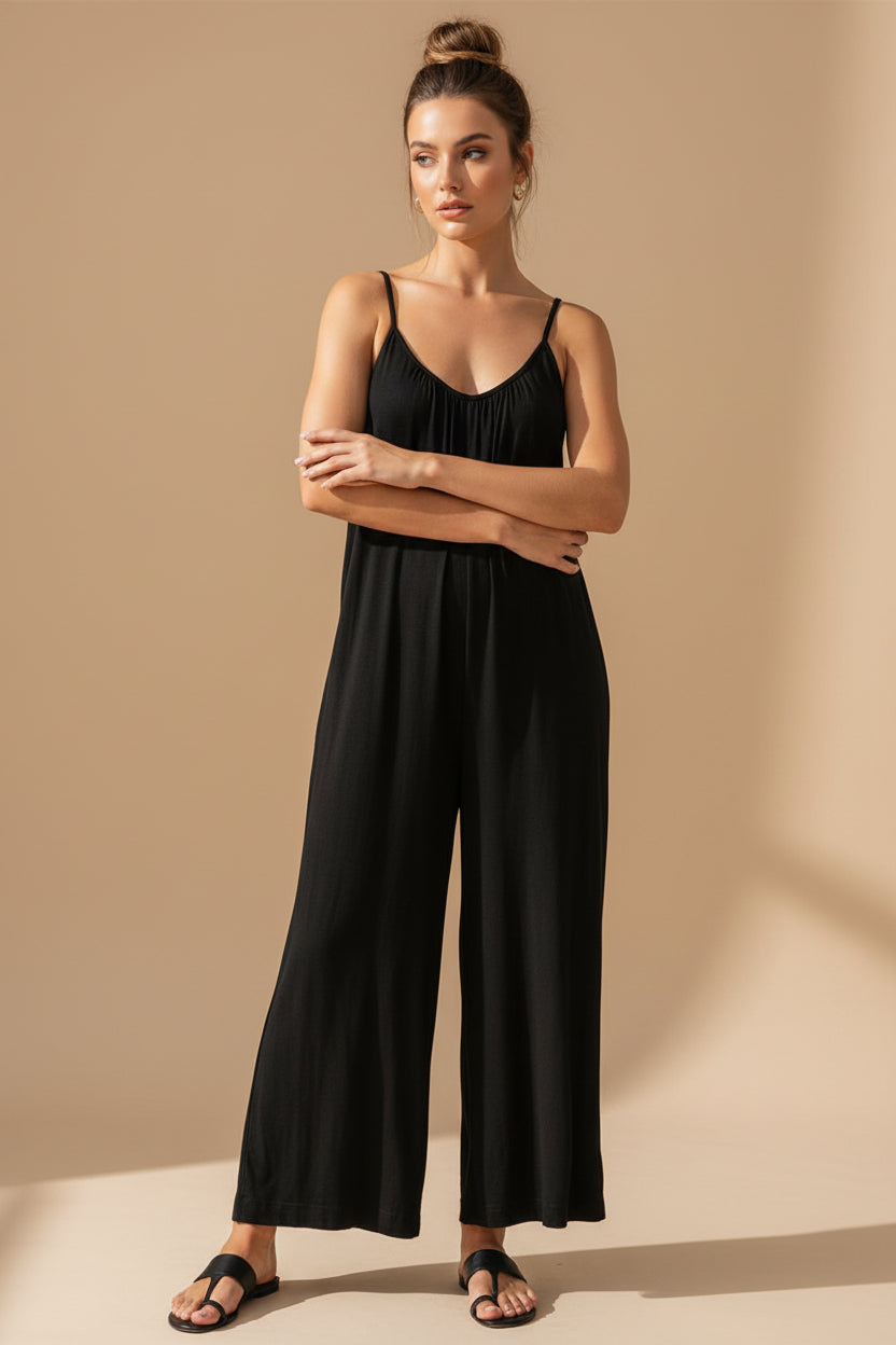Casual Suspender Jumpsuit