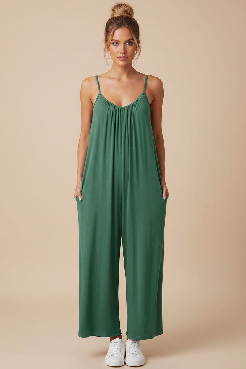 Casual Suspender Jumpsuit