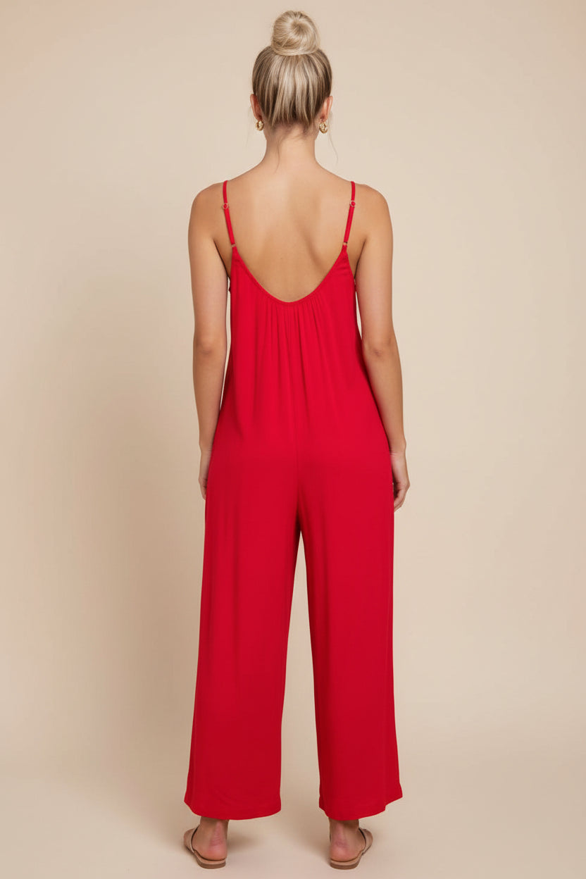 Casual Suspender Jumpsuit