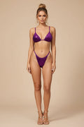 Solid Two‑Piece Swim Set