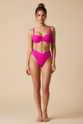 Ensemble bikini couleur unie