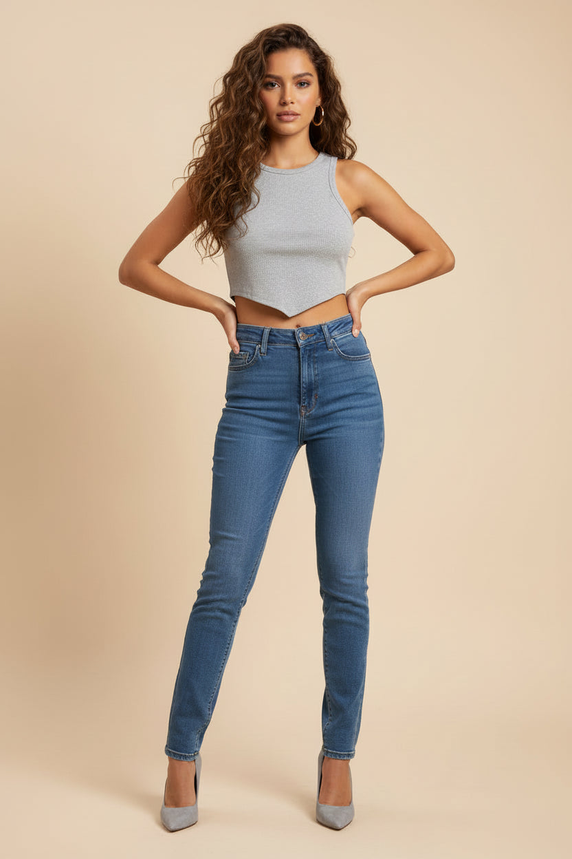Leisure Knit Crop Top