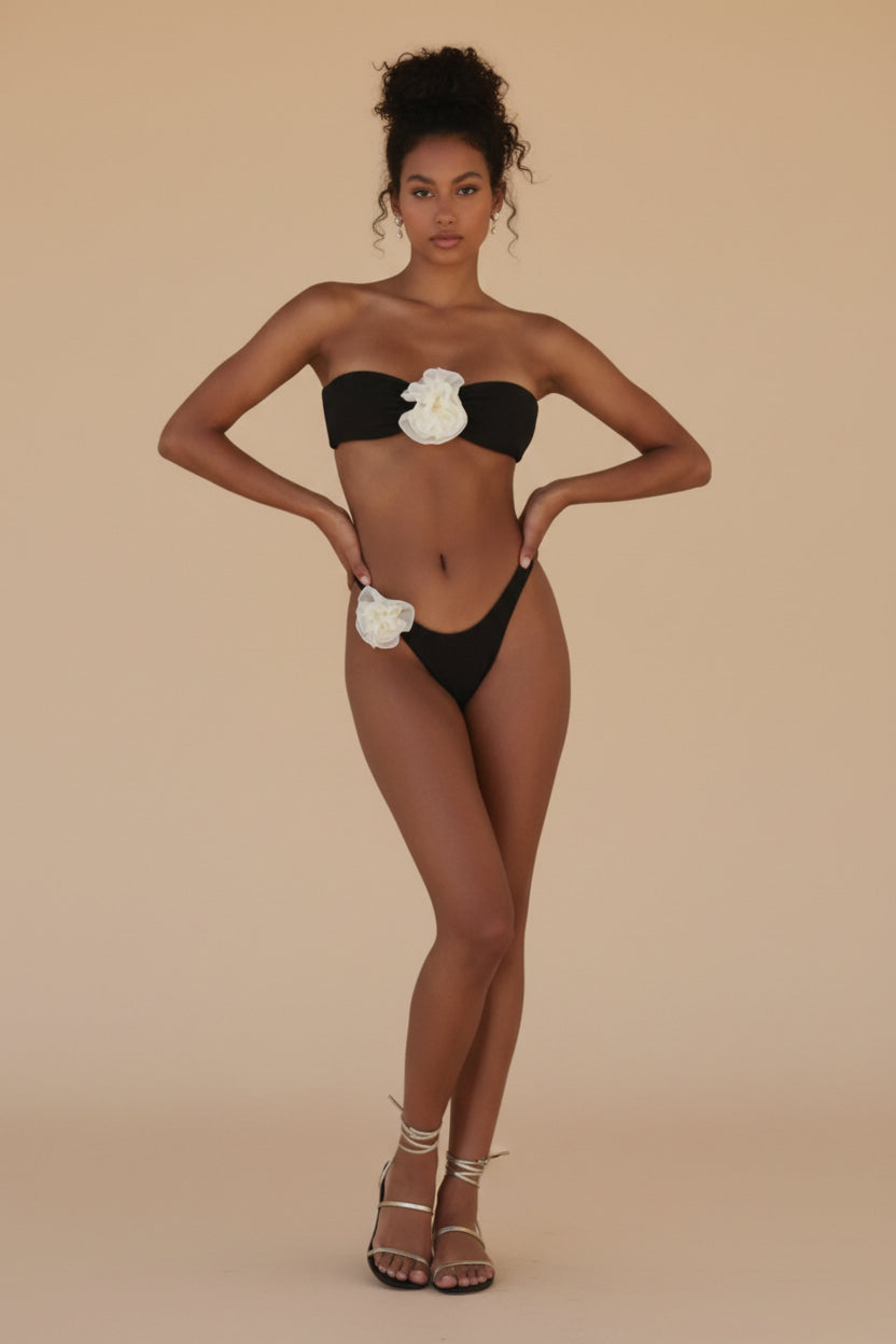 Solid Two‑Piece Swim