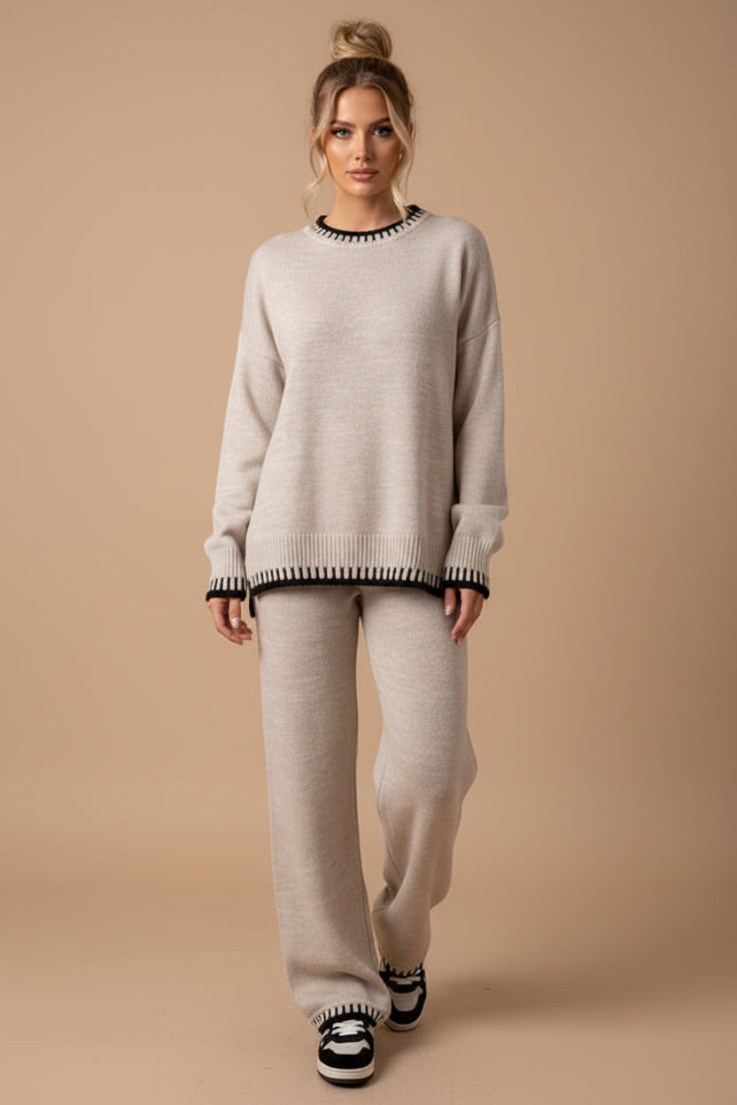 Dropped Shoulder Top & Relaxed Fit Pants