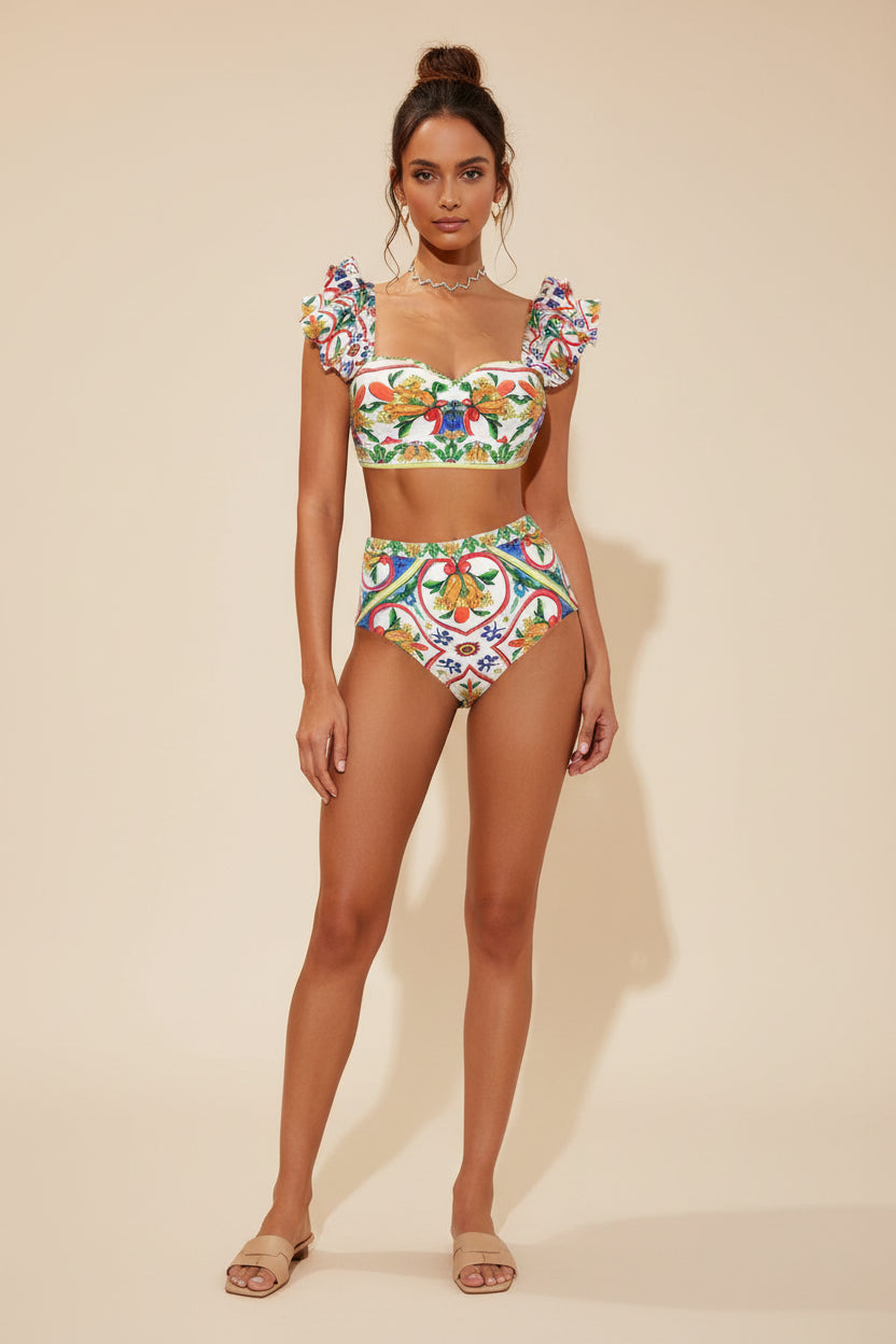 Floral Print Vacation Swimwear Collection