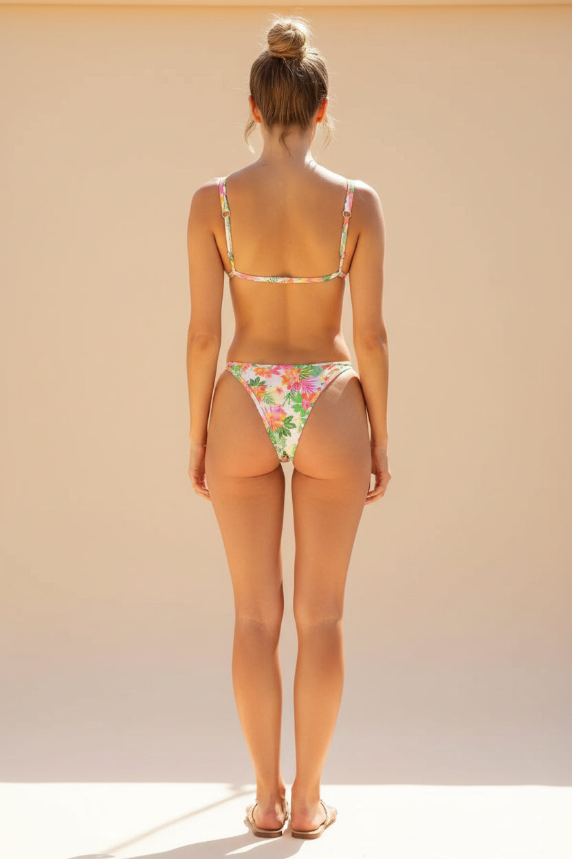 🌺 Sexy zweiteiliger Blumen-Bikini