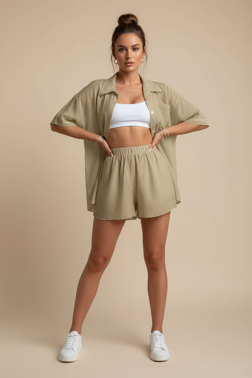 2-Piece Lounge Short Set