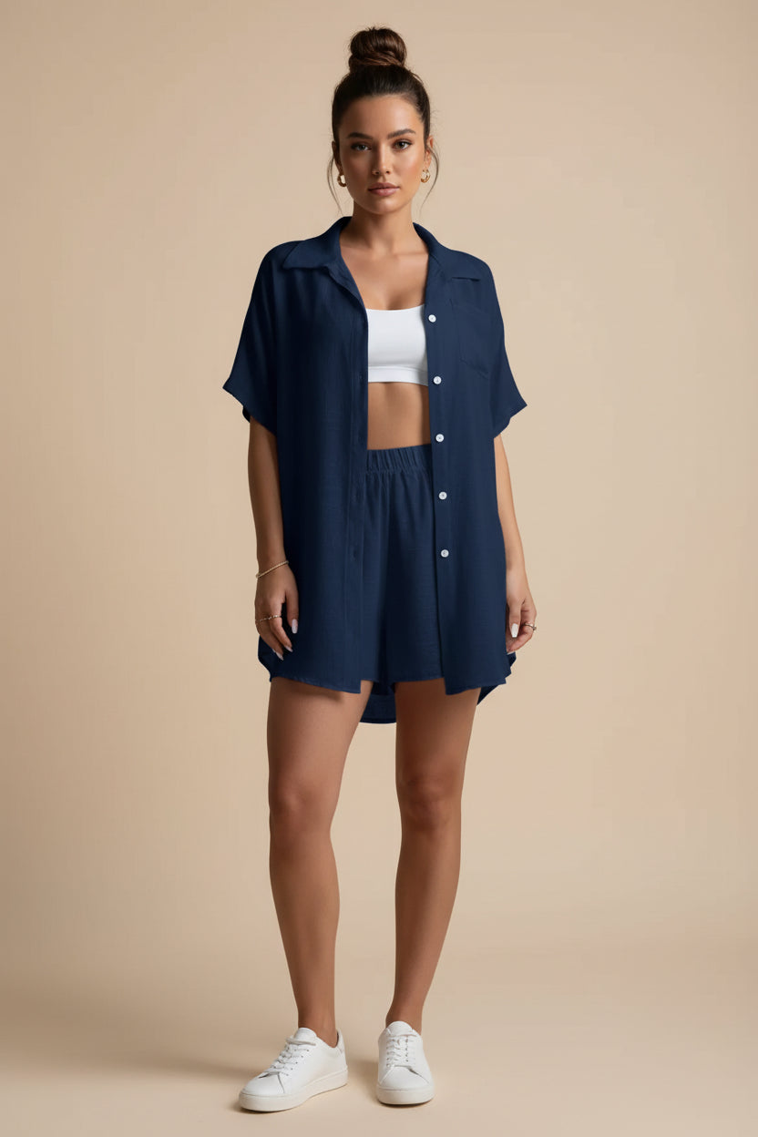 2-Piece Lounge Short Set