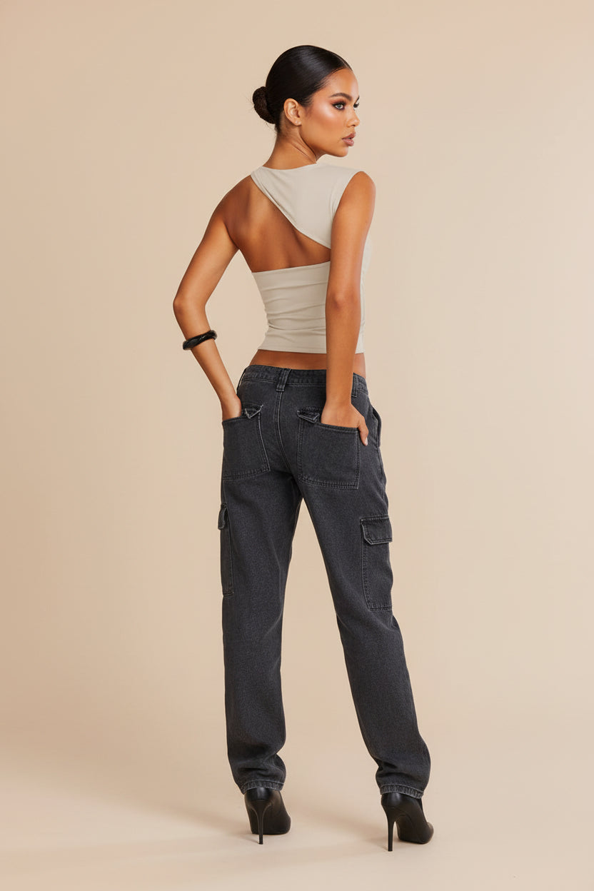 Asymmetrical One-Shoulder Tank Top