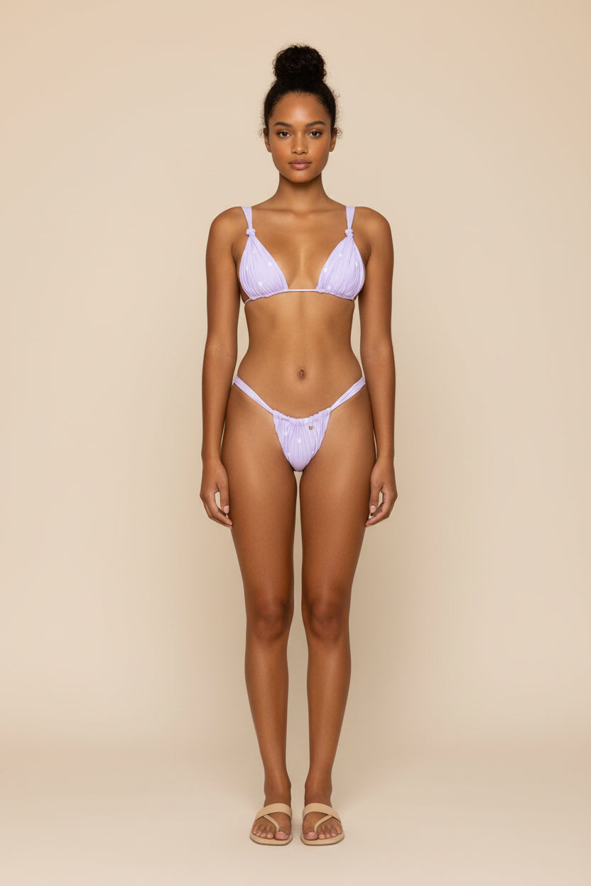 Sexy Two‑Piece Knit Swim Set