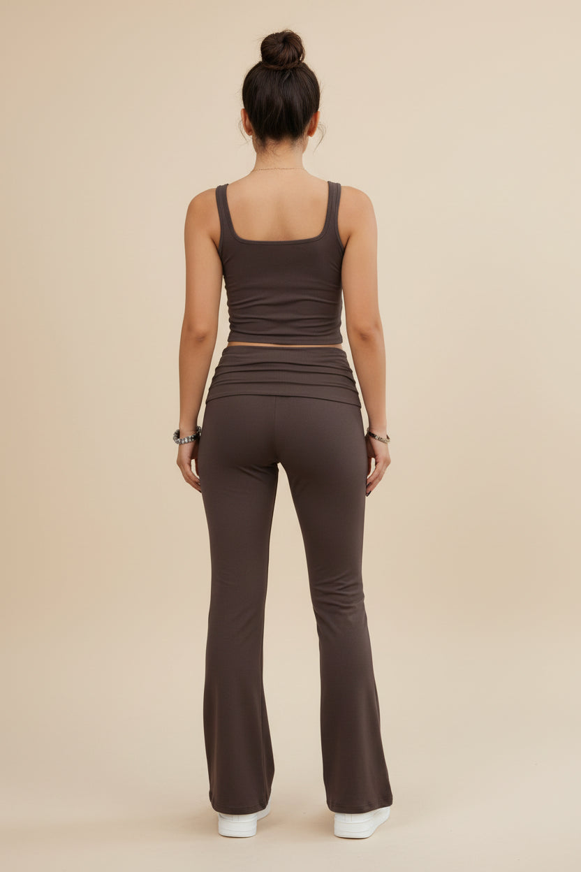 Casual Solid Two‑Piece Set