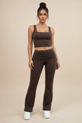 Casual Solid Two‑Piece Set