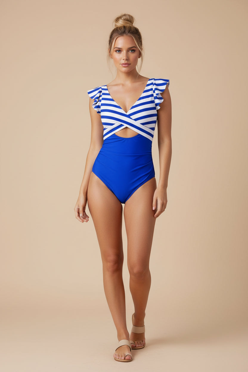 Solid One‑Piece Swimsuit