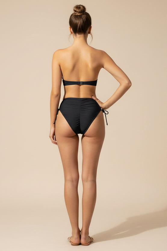 Tube Top Two‑Piece Bikini Set