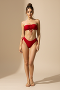 Tube Top Two‑Piece Bikini Set