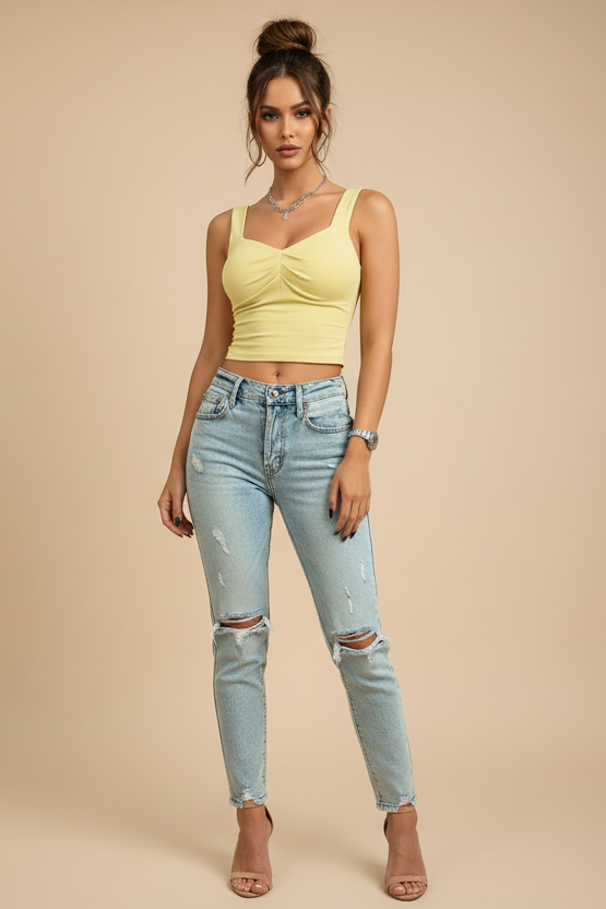 Solid Knit Top