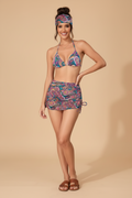 Printed Four‑Piece Swim Set