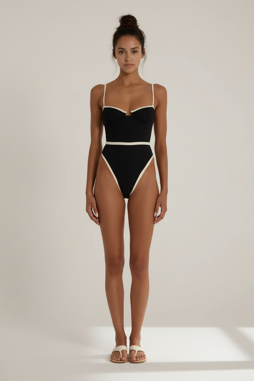Sculpting One-Piece Swimsuit