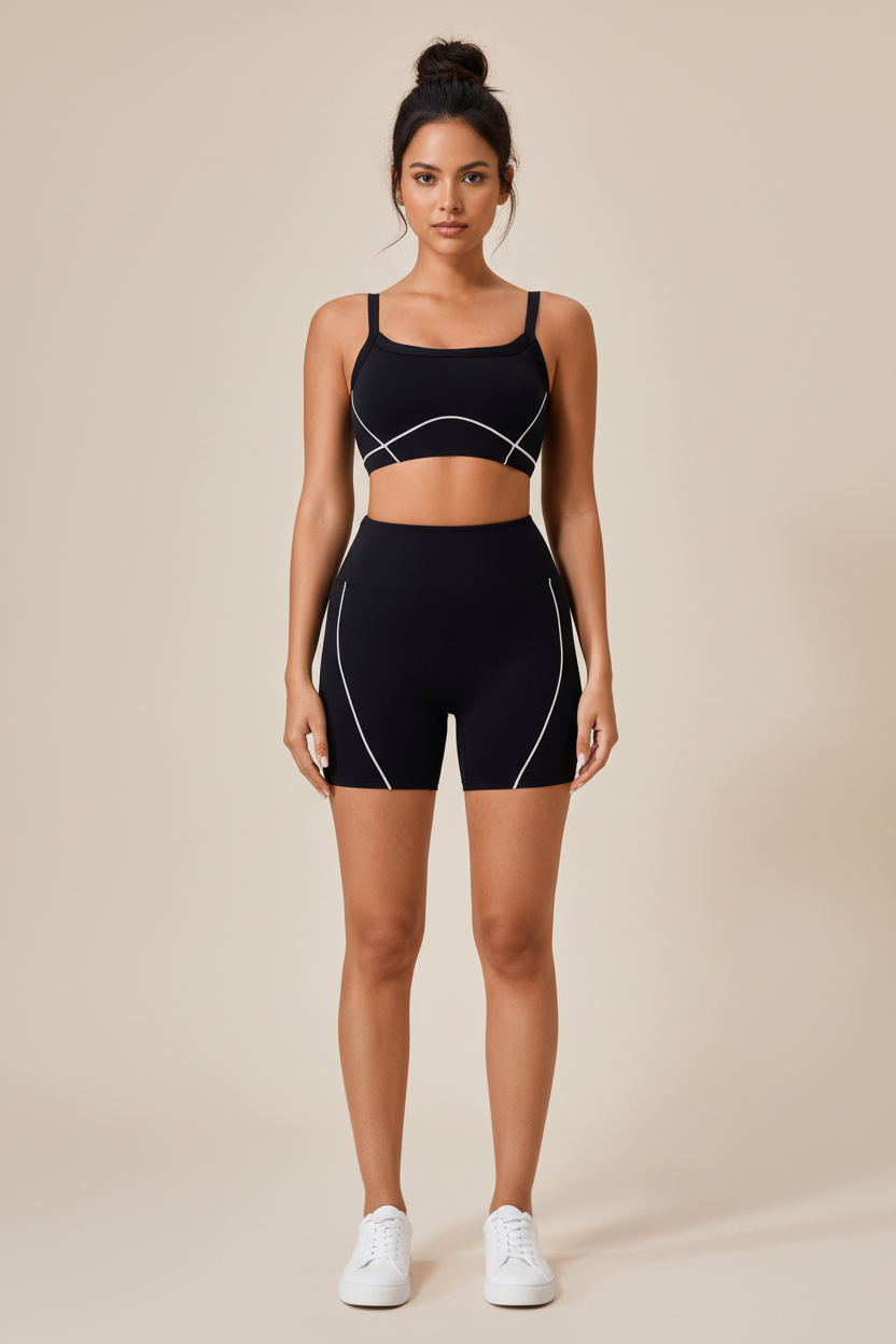 High Stretch Athletic Short Set