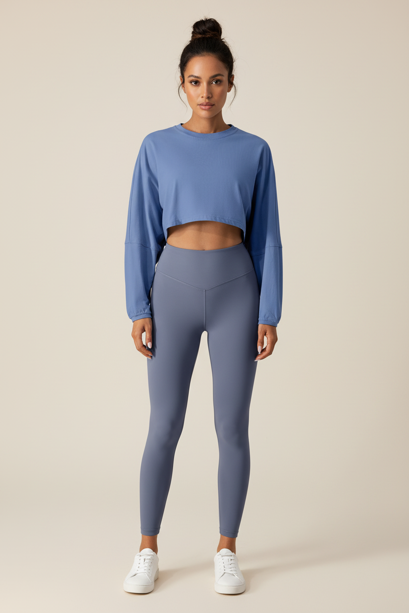 Loose Fit Long Sleeve Casual Pullover Top