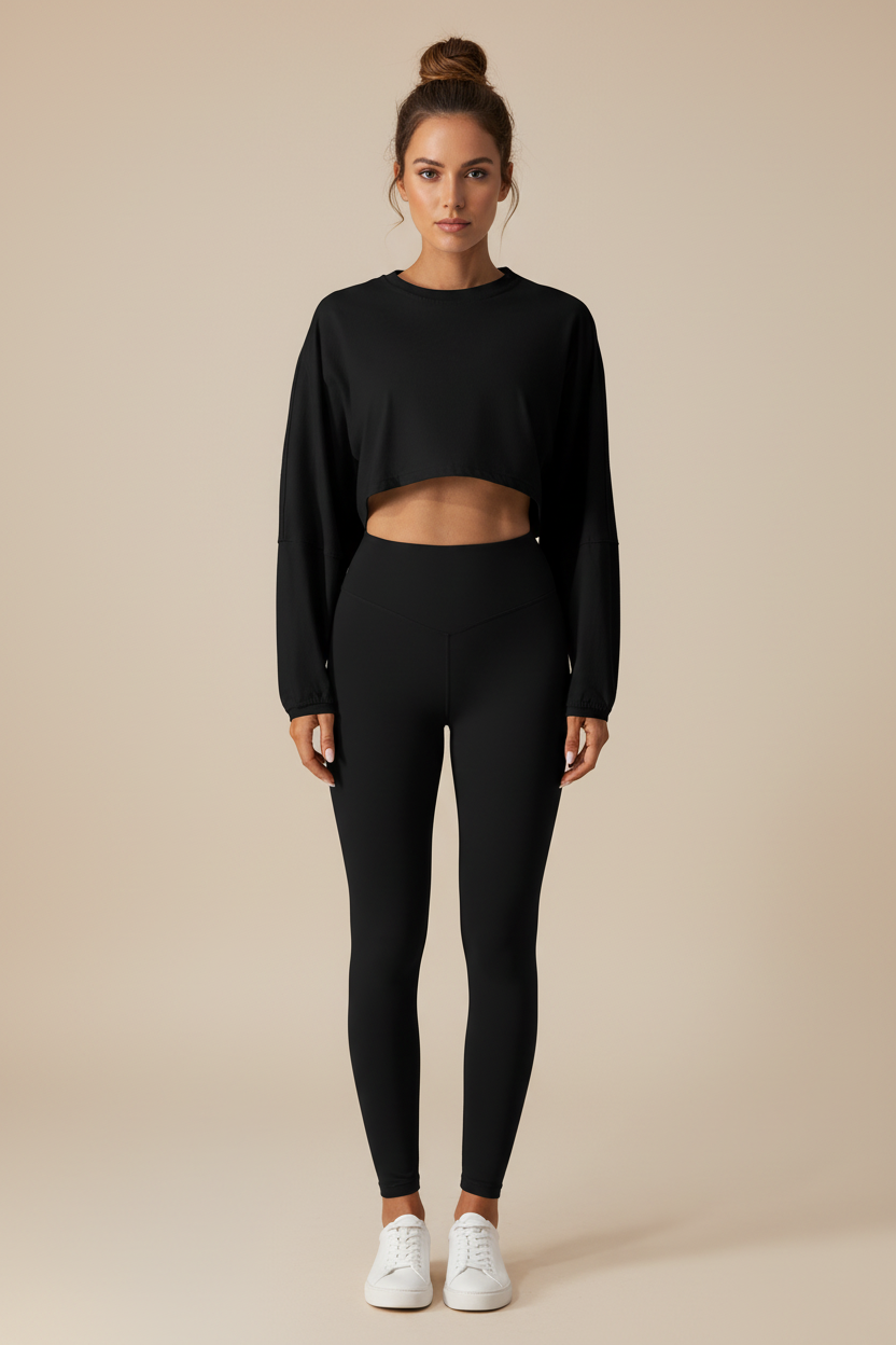Loose Fit Long Sleeve Casual Pullover Top
