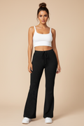 Flare Leg Sweatpants – High-Waisted Drawstring Lounge Pants