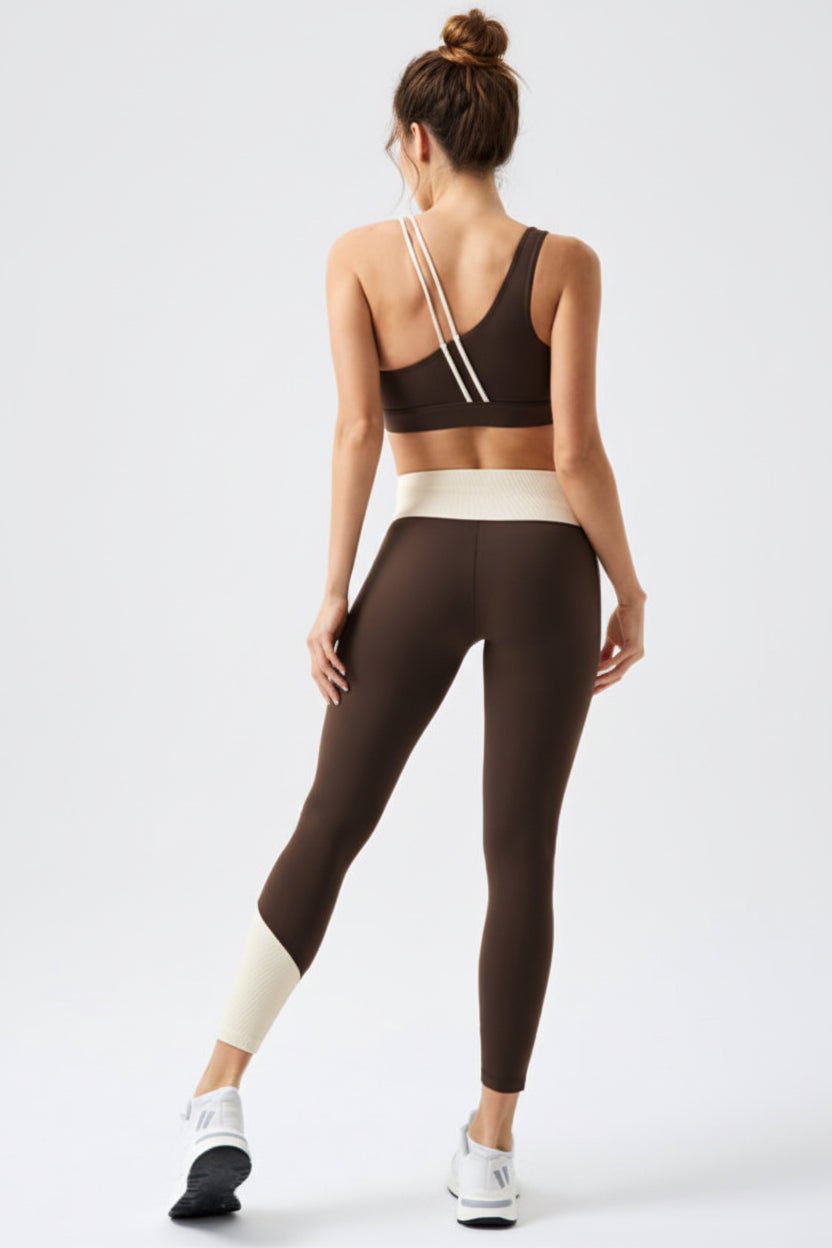 High Support Asymmetrical Sports Bra
