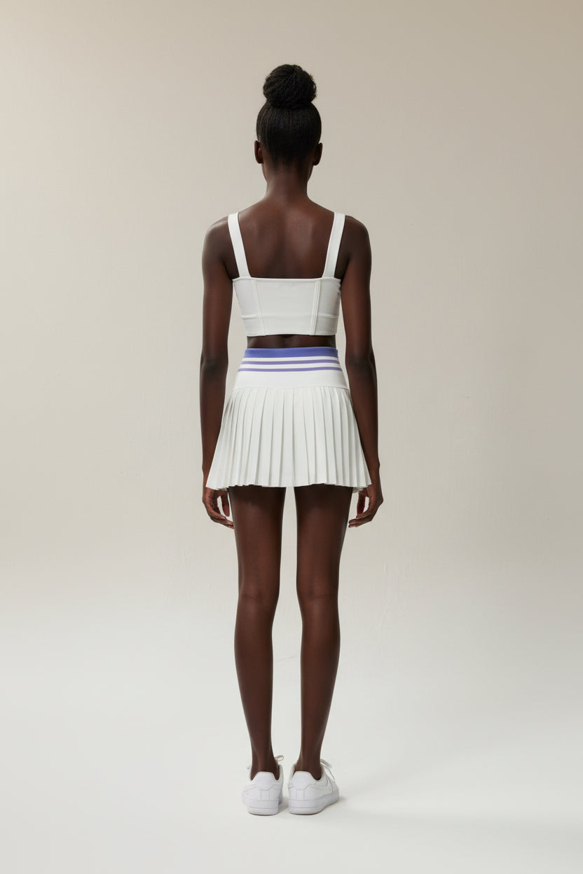 High‑Waist Sports Skirt with Built‑In Shorts