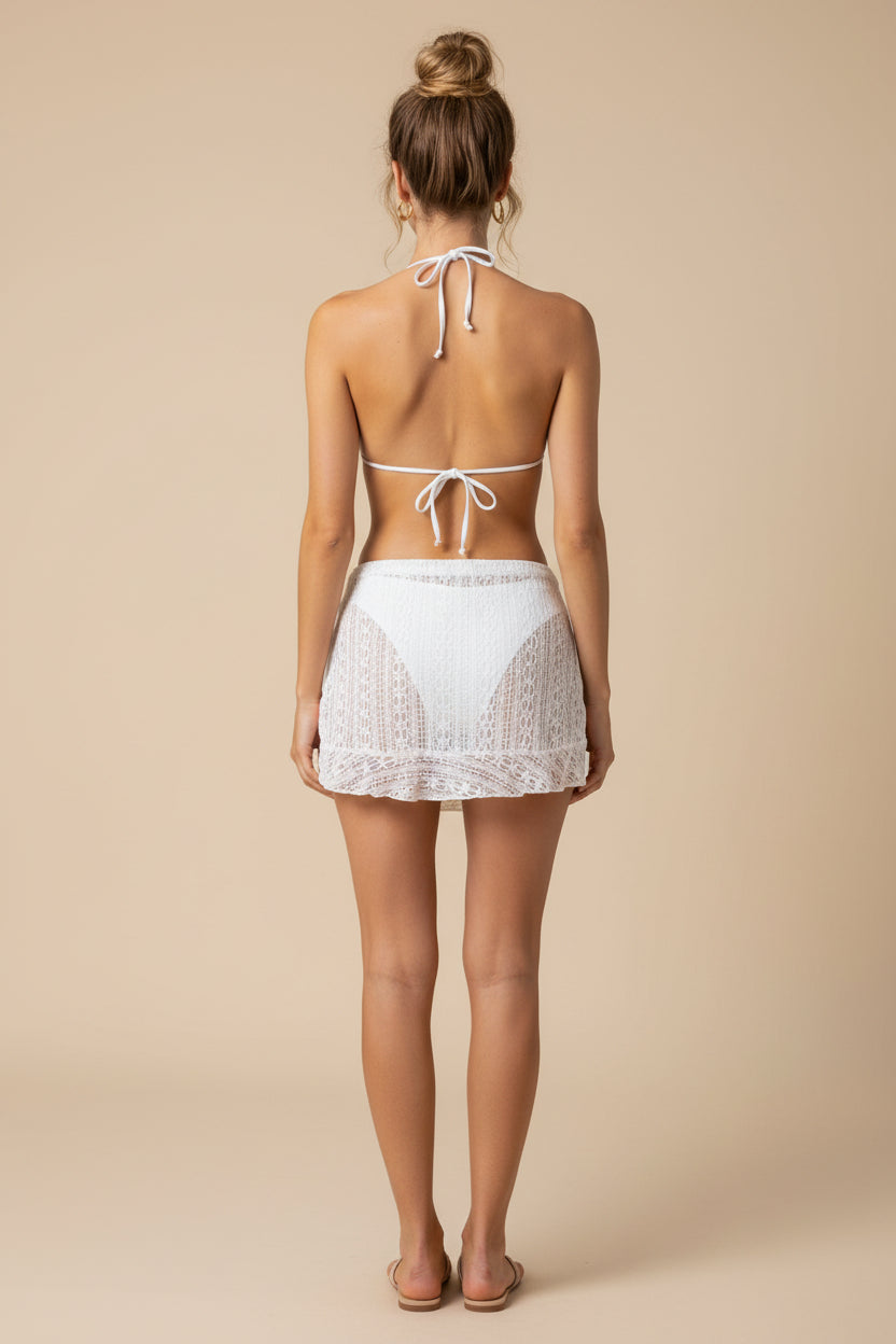 Sexy High‑Stretch Three‑Piece Swim Set