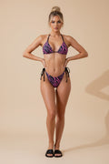 Zebra Print 2 Piece Bikini Set