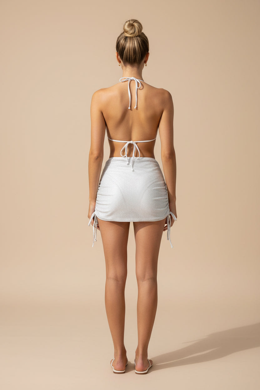 Sexy Backless Three‑Piece Bikini Set