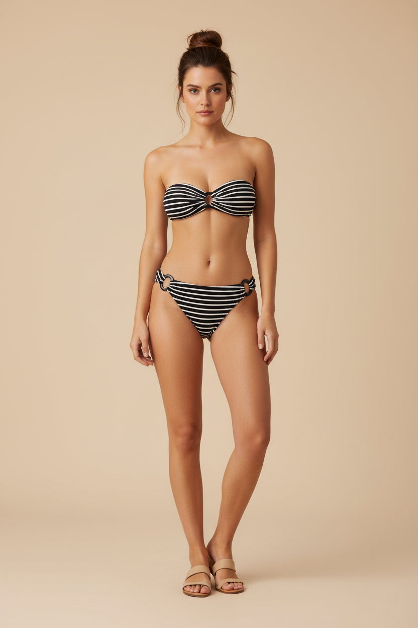 Vacation Self‑Design Knit Bikini