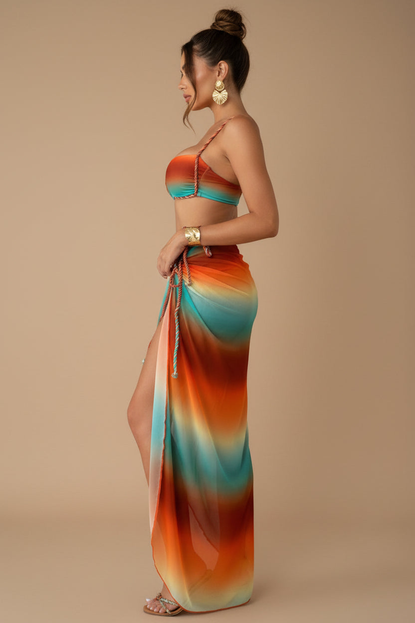 Vacation Three‑Piece Swim Set