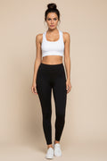 Kapuzen-Yoga-Crop-Top