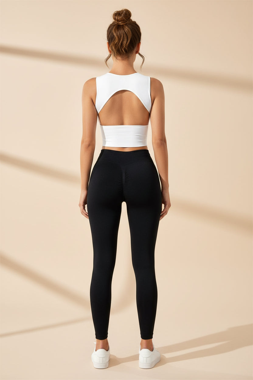 Open Back Sports Tank Top