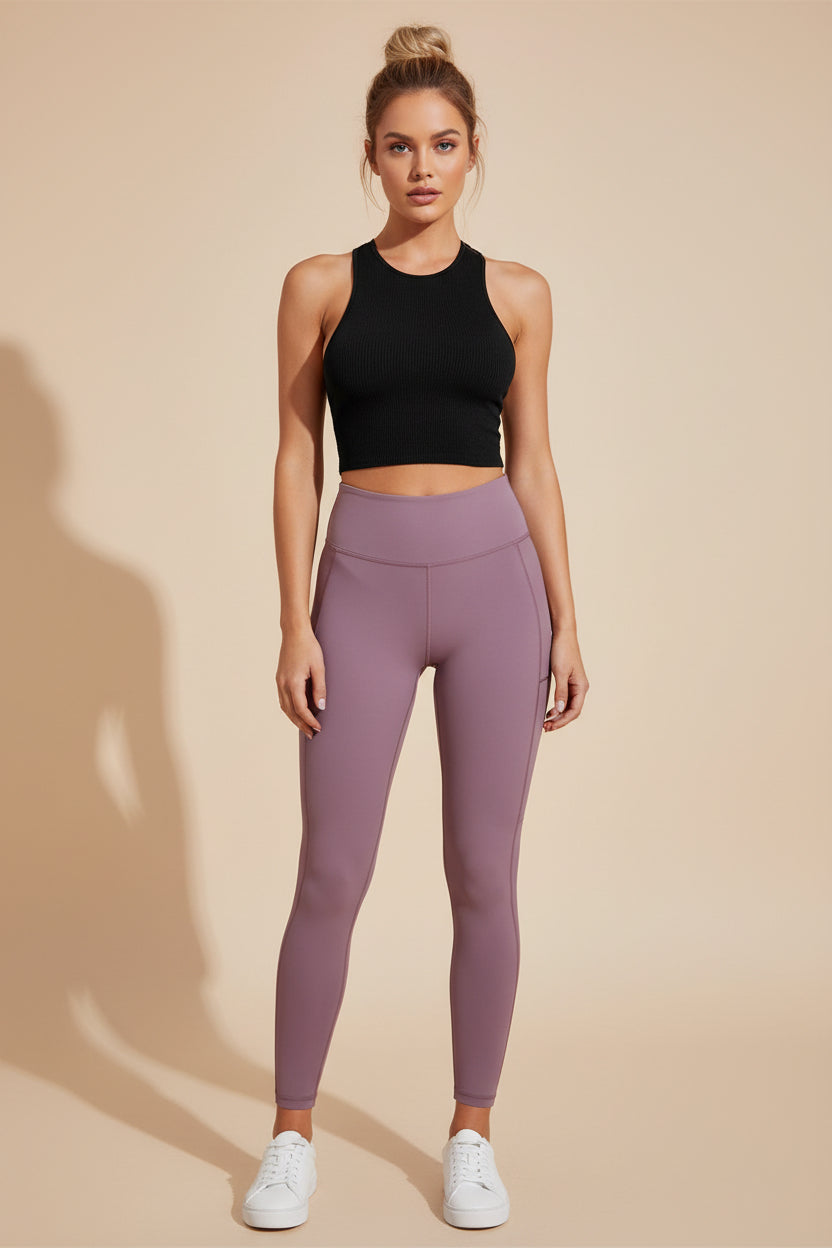 Ribbed Quick-Dry Sports Tank Top