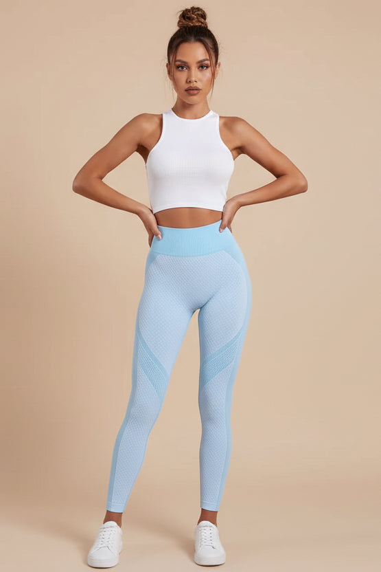 Ribbed Quick-Dry Sports Tank Top